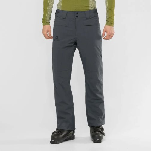 Black Salomon Brilliant Men's Ski Pants | IE PH1936